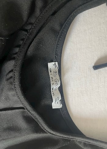 s Beden Siyah V Yakalı Kadın Bluz