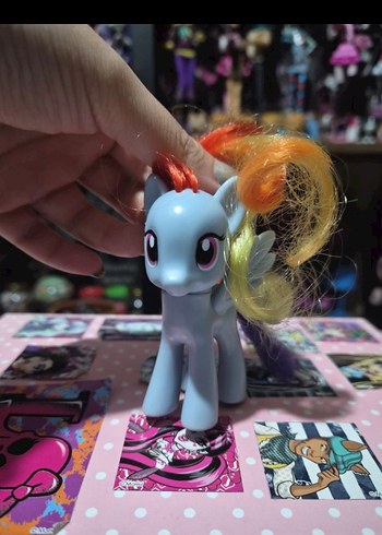 Renkli Saçlı My Little Pony Figürü