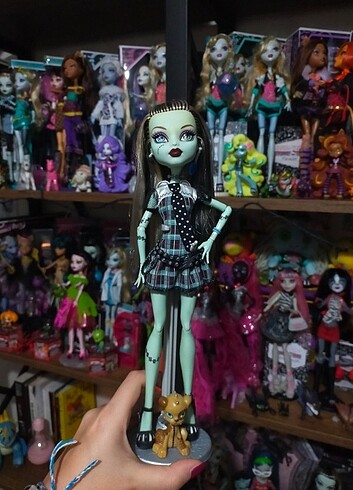 Monster high Frankie altın lastikli 