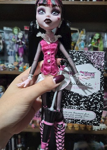 Beden Monster high draculaura basic siyah lastikli