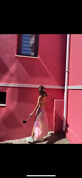 Bershka Bershka pembe elbise