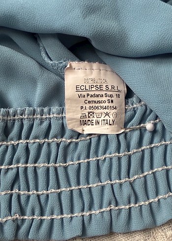 Mavi Pastel kadın bluz Eclipse Milano marka - Görsel 5