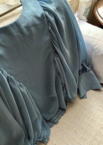 Mavi Pastel kadın bluz Eclipse Milano marka - Görsel 3