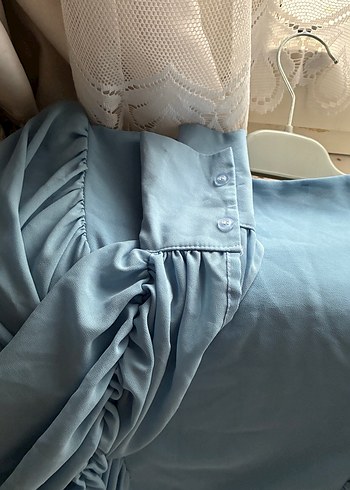 Mavi Pastel kadın bluz Eclipse Milano marka - Görsel 8