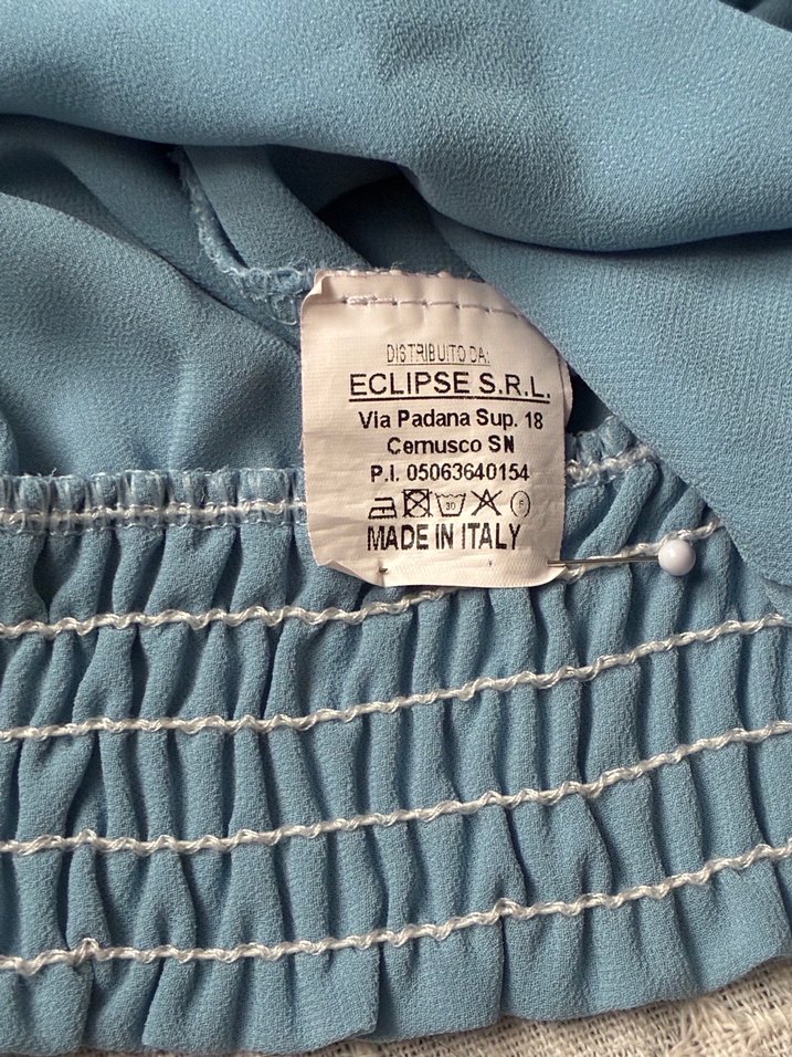 Mavi Pastel kadın bluz Eclipse Milano marka - Görsel 5