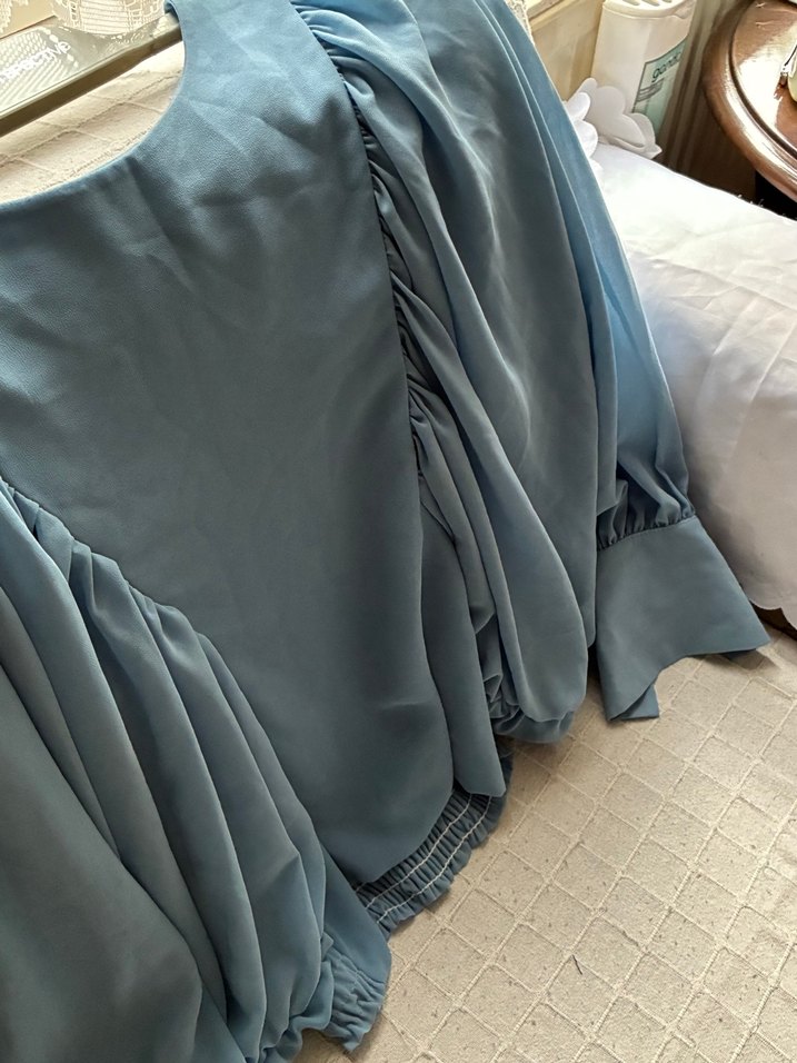 Mavi Pastel kadın bluz Eclipse Milano marka - Görsel 3