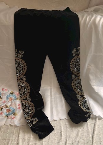 Kadın kadife tayt - Görsel 6