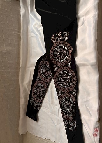 Kadın kadife tayt - Görsel 10