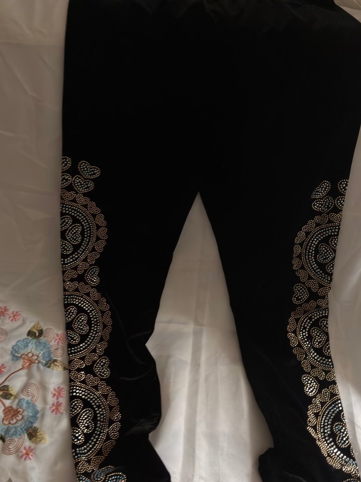 Kadın kadife tayt - Görsel 2