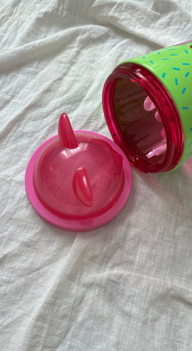 Pembe Barbie Bebek Biberonu - Görsel 3