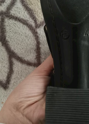 süet topuklu ayakkabı - Görsel 3