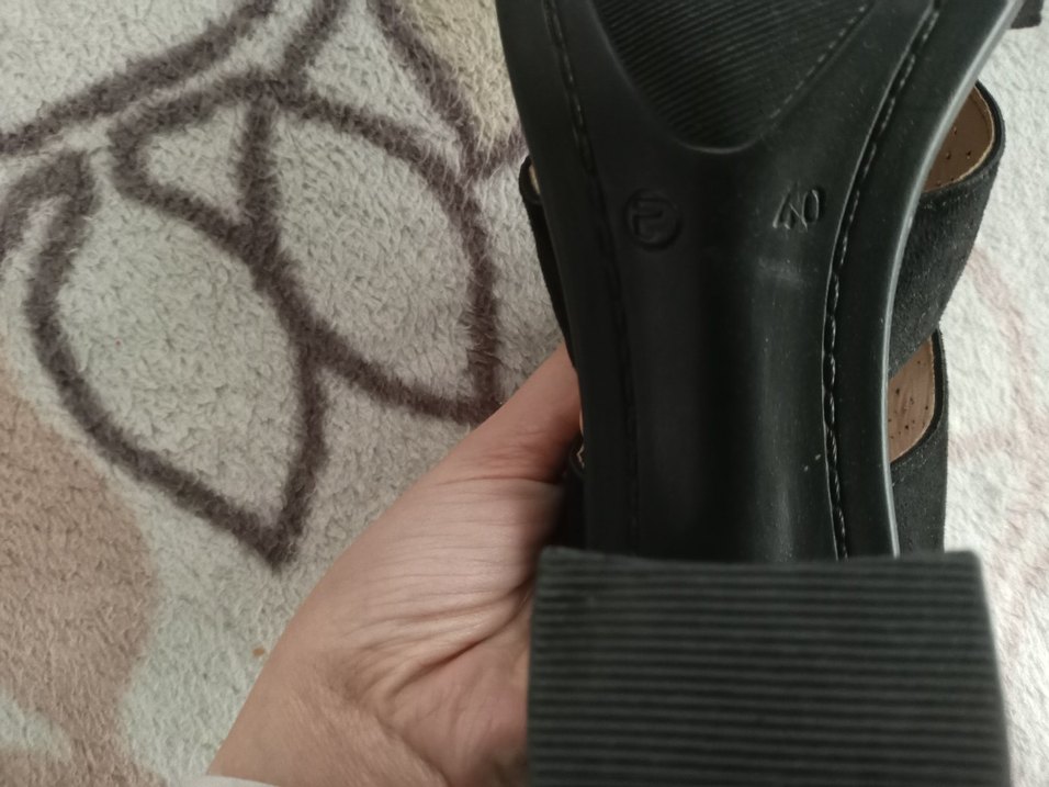 süet topuklu ayakkabı - Görsel 3