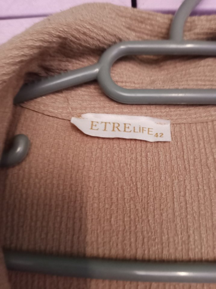 uzun düğmeli elbise - Görsel 2