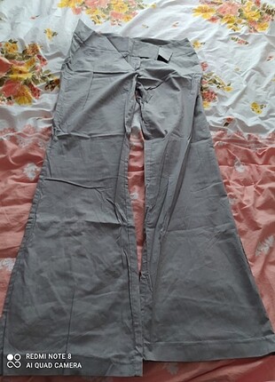 Çizgili şık pantolon
