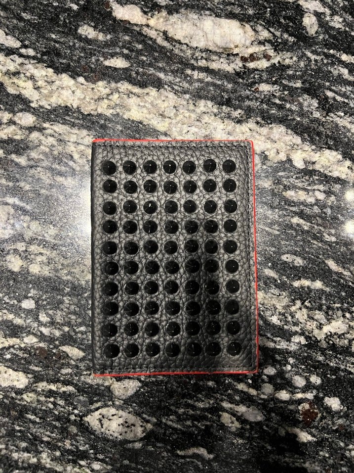 İthal deri Christian Louboutin kartlık - Görsel 2