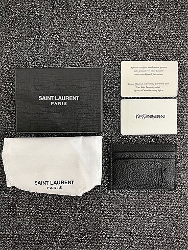 İthal deri YSL kartlık