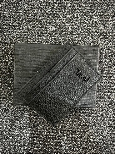  Beden siyah Renk İthal deri YSL kartlık