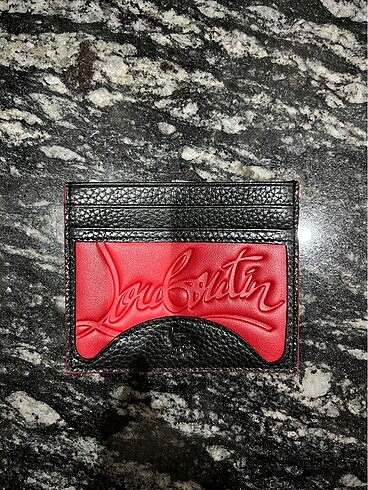 İthal deri Christian Louboutin kartlık - Görsel 2