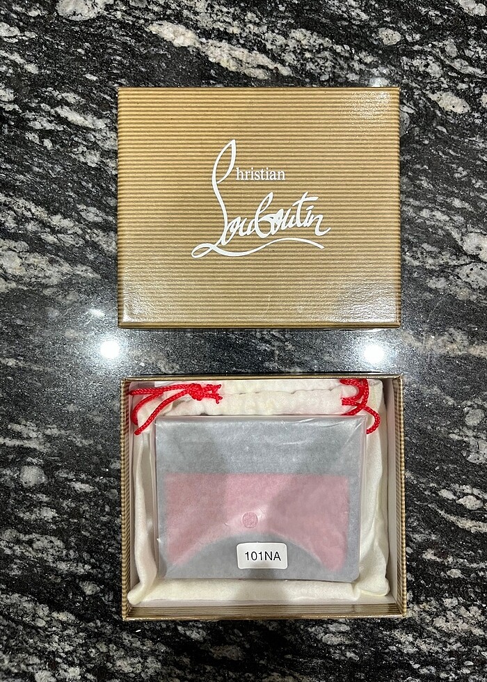 İthal deri Christian Louboutin kartlık - Görsel 5