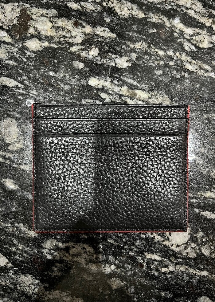 İthal deri Christian Louboutin kartlık - Görsel 4