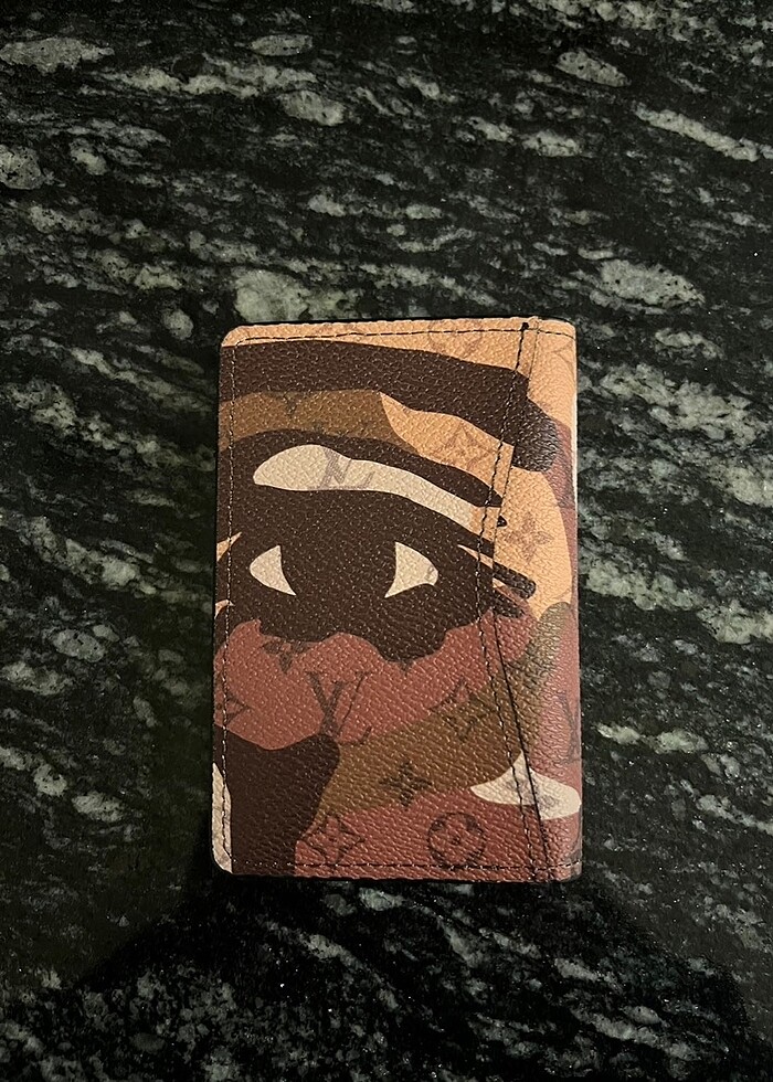 İthal deri Louis Vuitton kartlık - Görsel 3