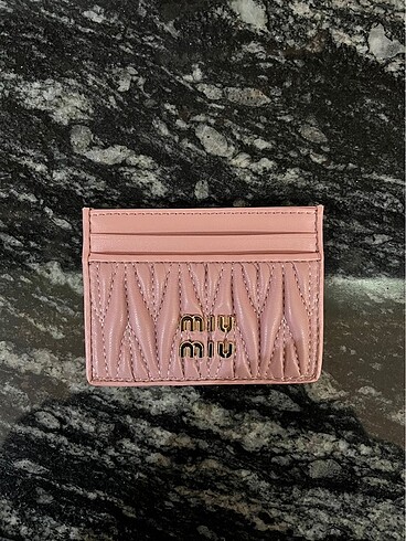 İthal deri Miu Miu kartlık - Görsel 2