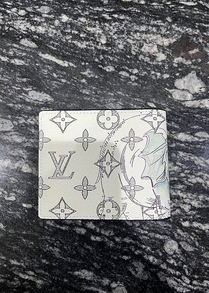 İthal deri Louis Vuitton cüzdan - Görsel 2
