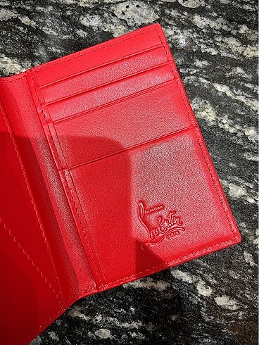 İthal deri Christian Louboutin kartlık - Görsel 5