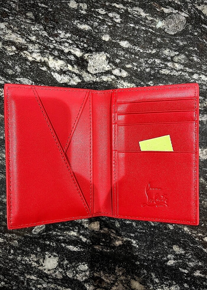 İthal deri Christian Louboutin kartlık - Görsel 3