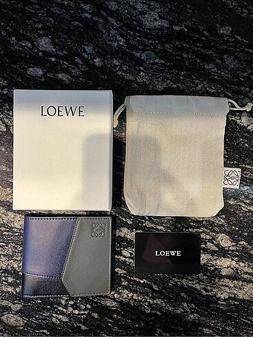 İthal deri Loewe cüzdan - Görsel 2