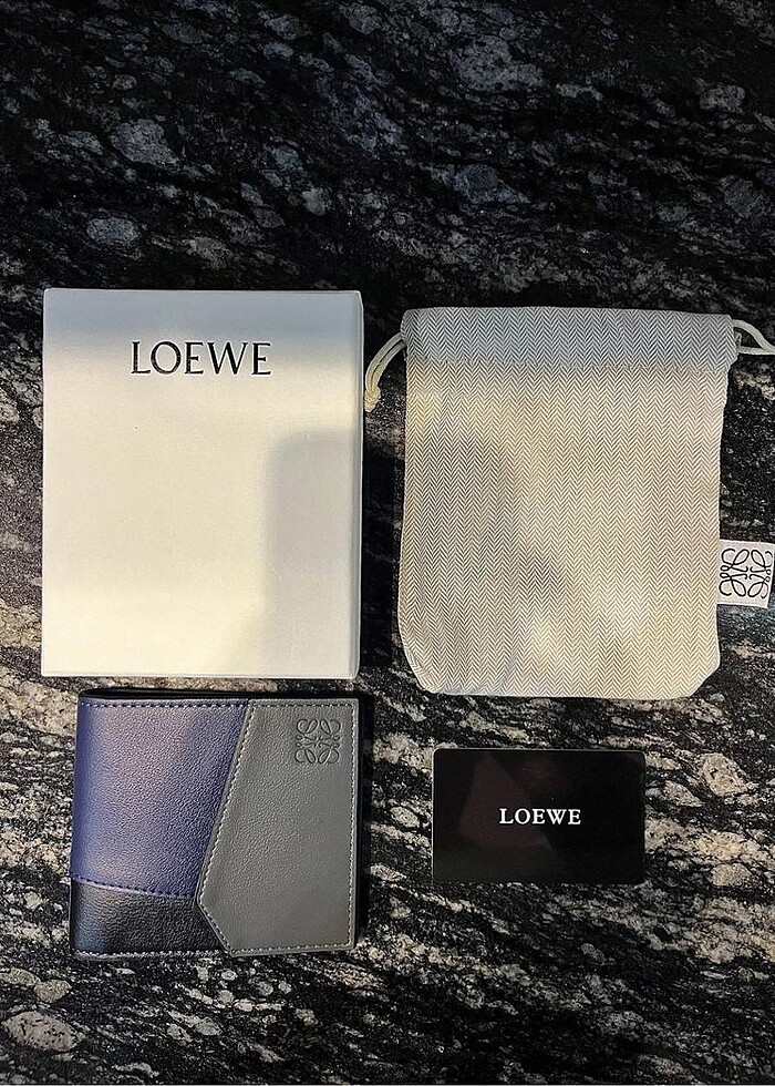 İthal deri Loewe cüzdan - Görsel 2