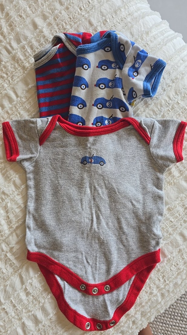 Erkek Bebek Çok Renkli Kolsuz body - Görsel 4