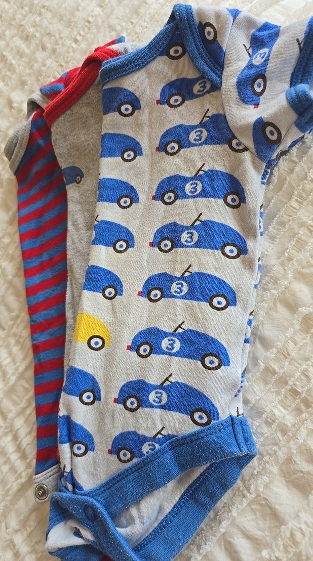 Erkek Bebek Çok Renkli Kolsuz body - Görsel 2