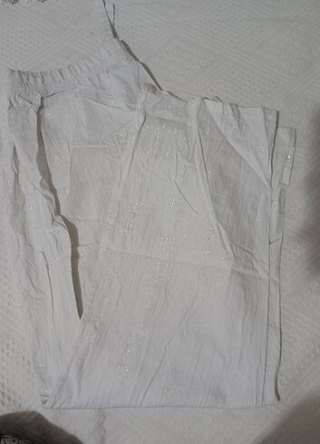 Vintage beyaz pantolon