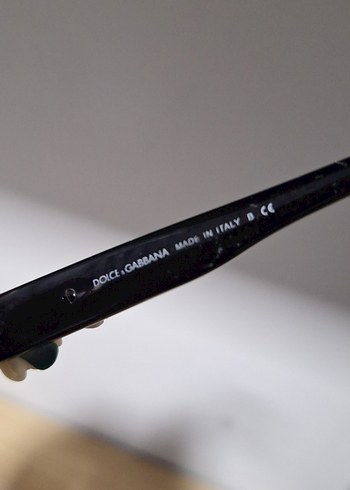 D&G orjinal marka Çiçek Detaylı Kemerli Siyah Kadın Gözlüğü - Görsel 5