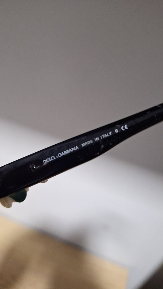 D&G orjinal marka Çiçek Detaylı Kemerli Siyah Kadın Gözlüğü - Görsel 5