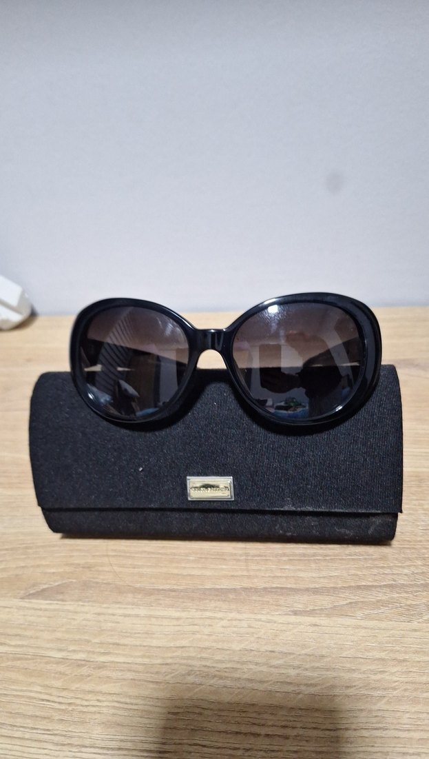 D&G orjinal marka Çiçek Detaylı Kemerli Siyah Kadın Gözlüğü - Görsel 2