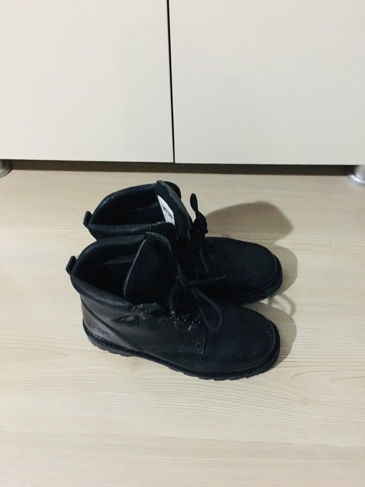 Erkek kışlık deri bot - Görsel 5