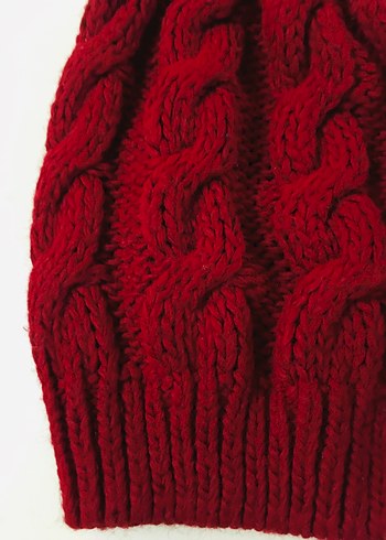 Bayan kışlık kalın yün bere - Görsel 3