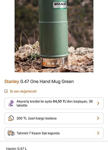 Stanley termos 0.47 ml