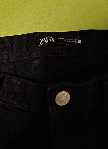 Zara Zara Erkek Siyah Sikinny Fit Pantolon