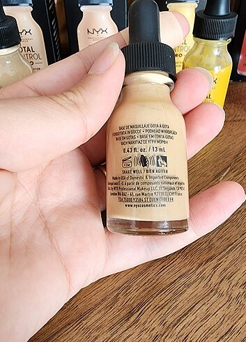  Beden Renk NYX Total Control Pro Klasik Ton