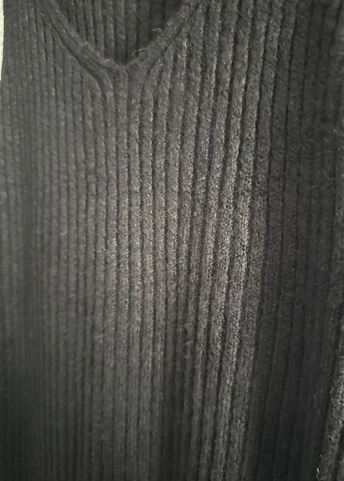 Askılı triko elbise - Görsel 2