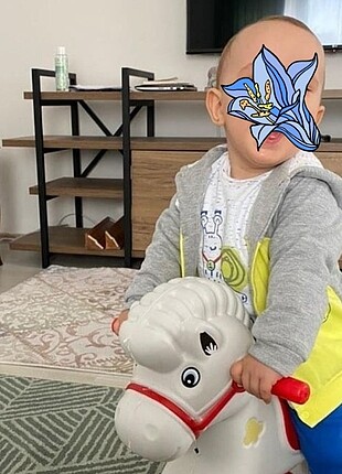 Sani salyangoz desenli üçlü takım 