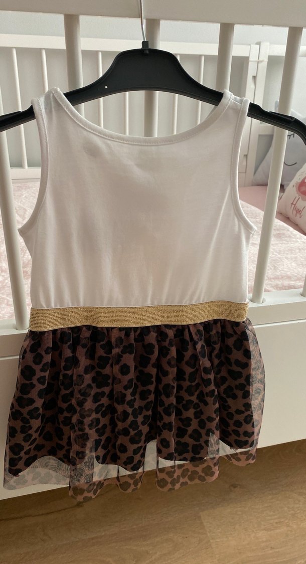 Kız Çocuk Minnie Mouse Baskılı Elbise - Görsel 3