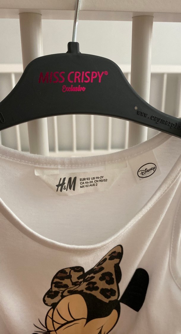 Kız Çocuk Minnie Mouse Baskılı Elbise - Görsel 2