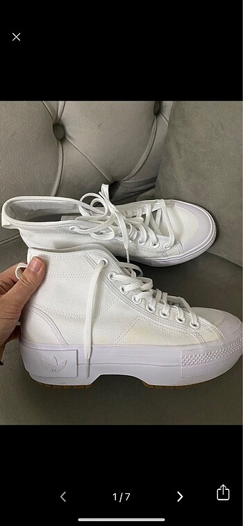 Adidas beyaz ayakkabı