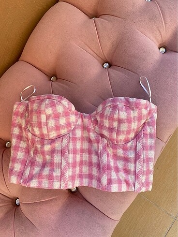 Zara straplez bluz
