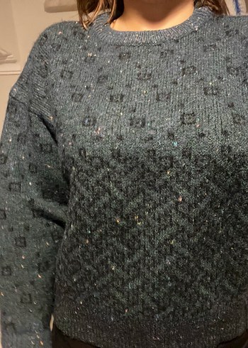 yün vintage kazak - Görsel 5