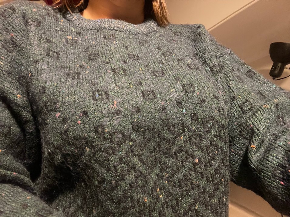 yün vintage kazak - Görsel 3